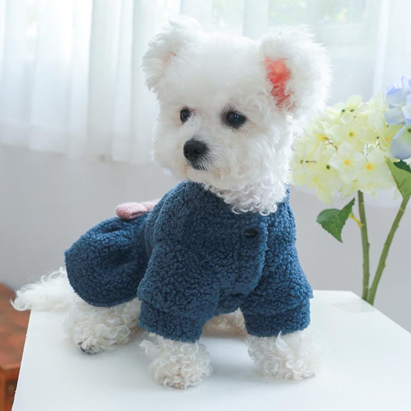 Fuzzy and warm Pet Dress for Dogs
