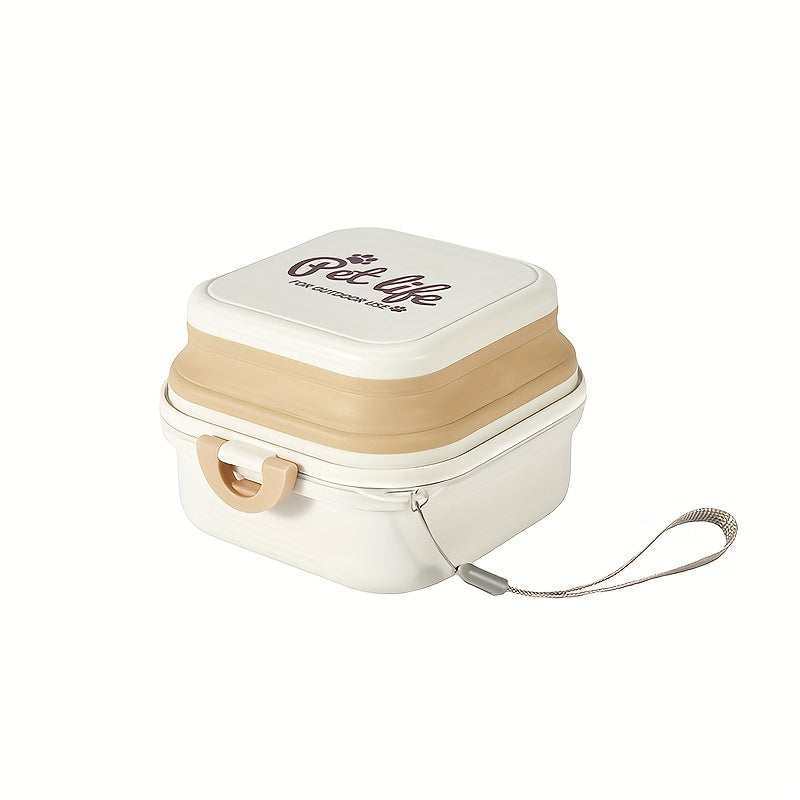Dog Food Bowl For Outdoor Walking Pet