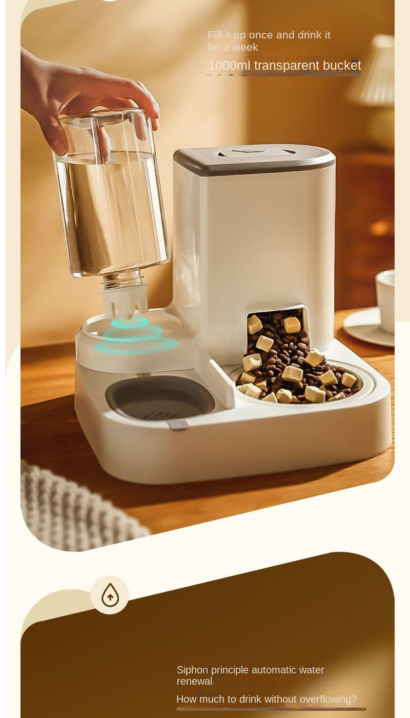 Automatic Pet Water And Food Feeder