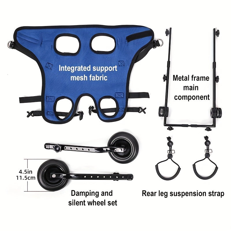Adjustable Dog Wheelchair for Rehabilitation