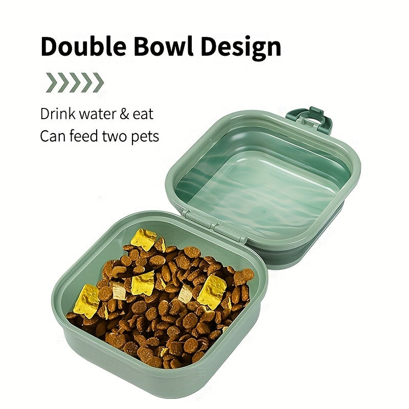 Dog Food Bowl For Outdoor Walking Pet