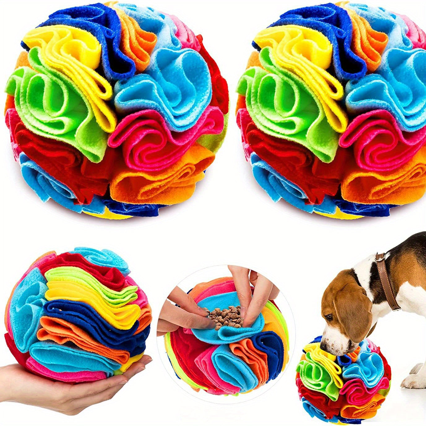 Interactive Snuffle Ball for Dogs