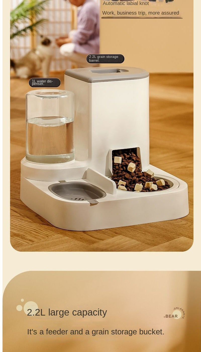 Automatic Pet Water And Food Feeder