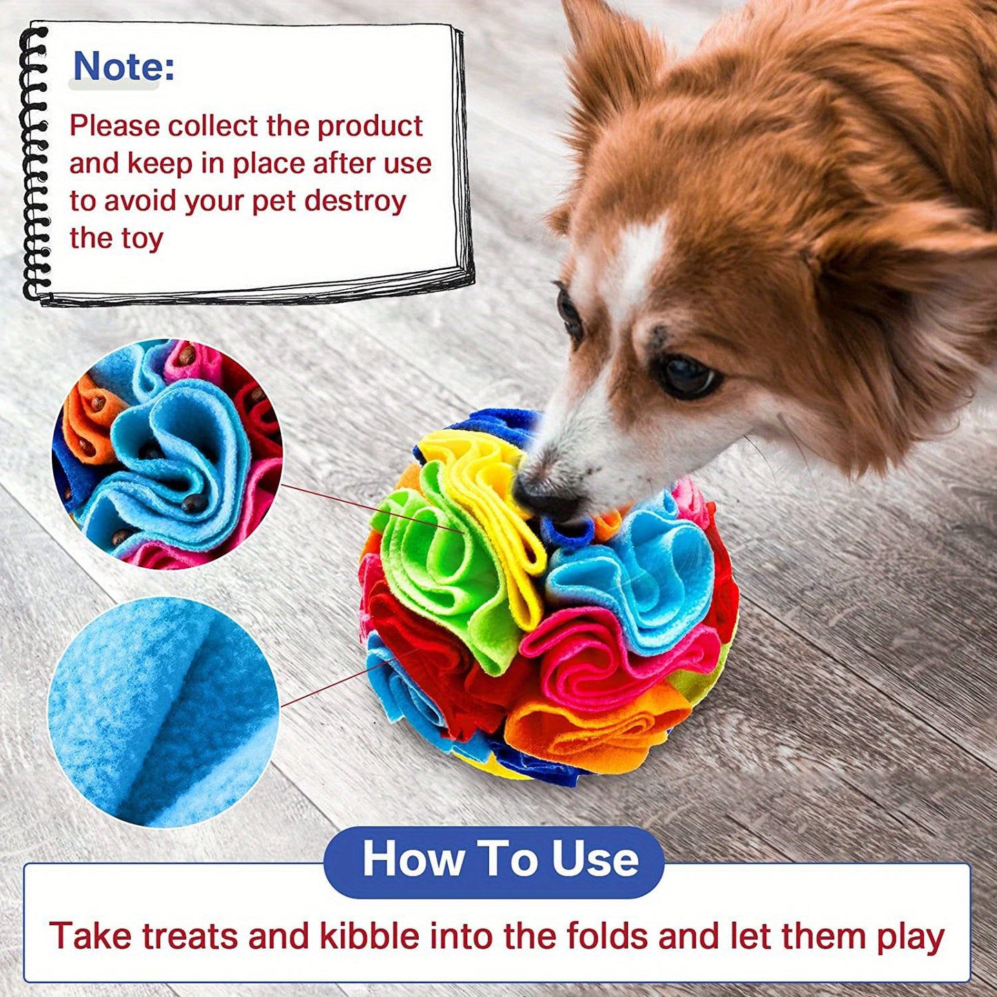 Interactive Snuffle Ball for Dogs