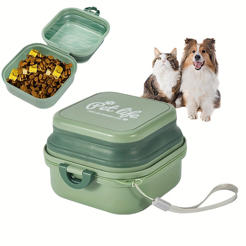 Dog Food Bowl For Outdoor Walking Pet