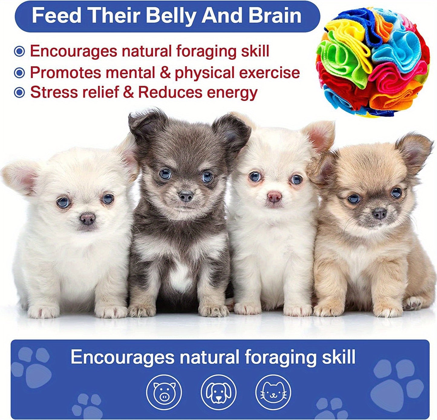 Interactive Snuffle Ball for Dogs