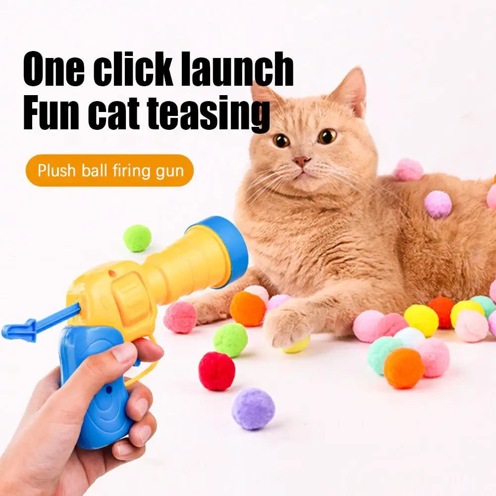 Play & Chase: Interactive Launcher Toy for Happy Cats