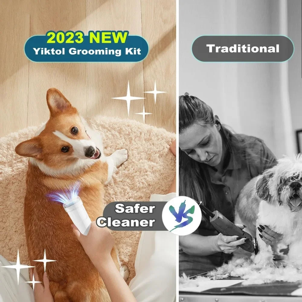 All-in-One Pet Grooming Vacuum Kit