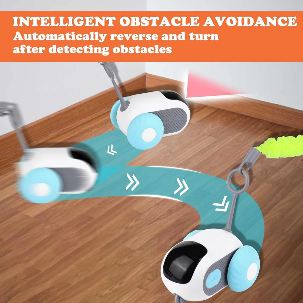 Smart Interactive Pet Car: Auto & Remote Play for Cats