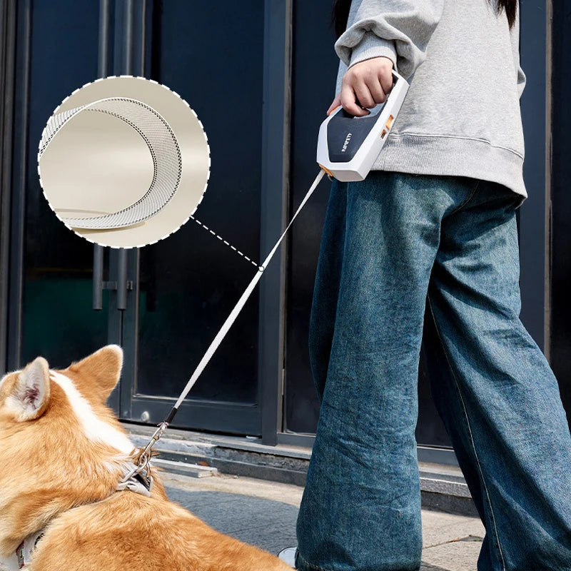 5m automatic flexible dog chain