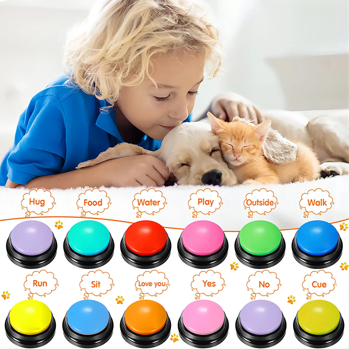 Recordable Dog Talking Button Toy – Train & Communicate!