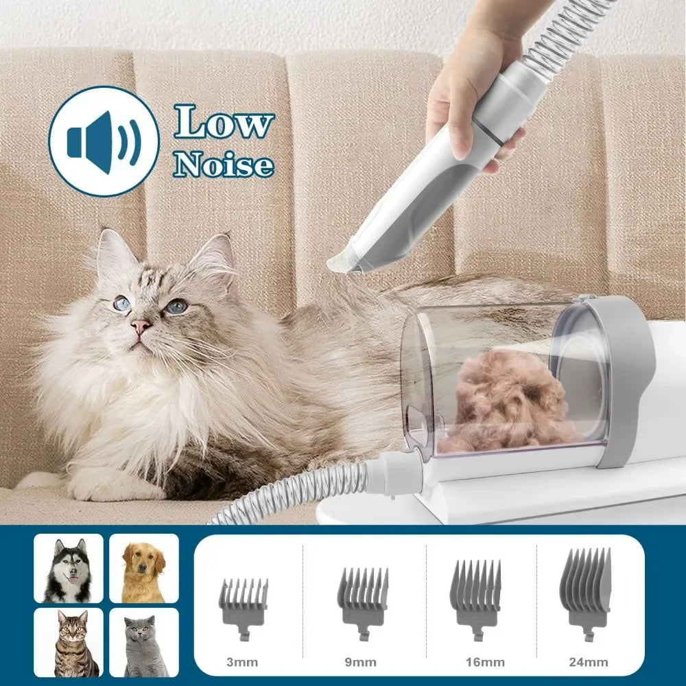 All-in-One Pet Grooming Vacuum Kit