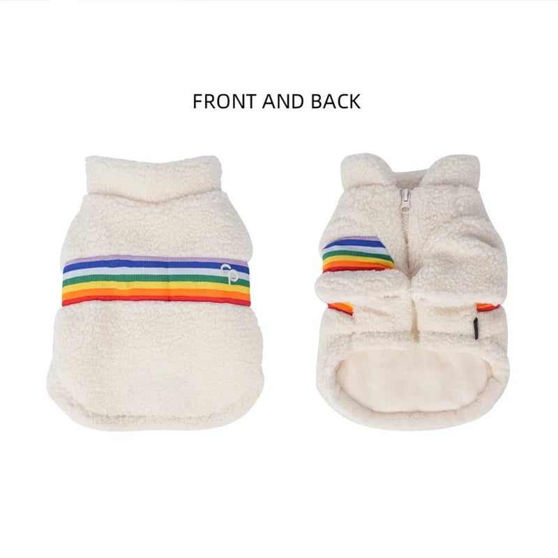 Rainbow Teddy pet clothes