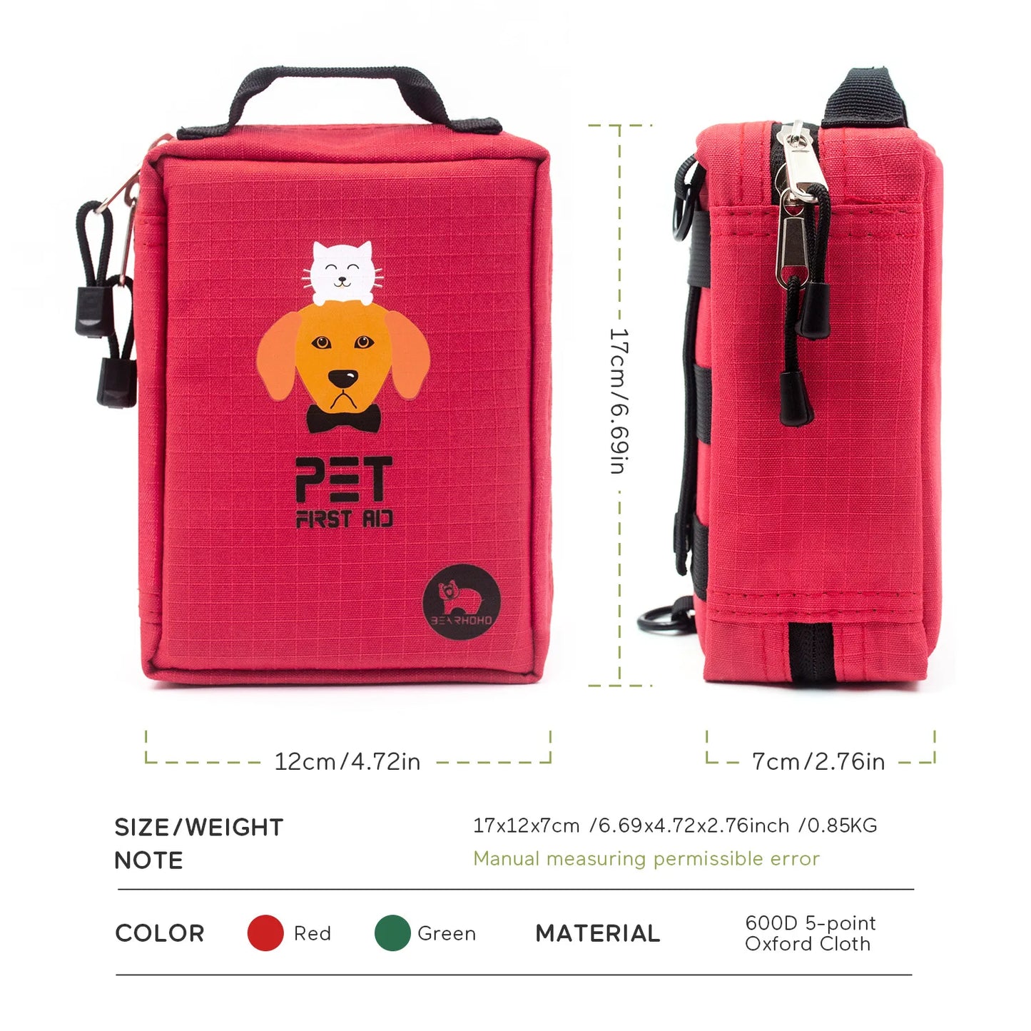Pet First Aid Kit for Outdoor Use