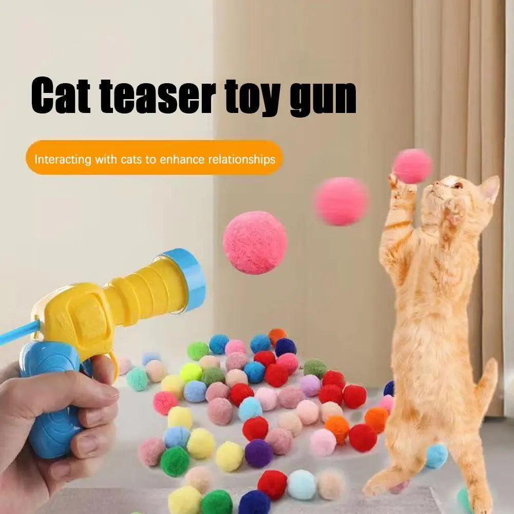 Play & Chase: Interactive Launcher Toy for Happy Cats
