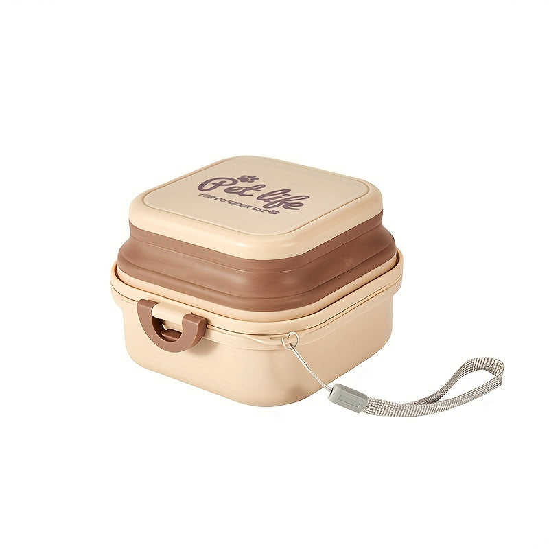 Dog Food Bowl For Outdoor Walking Pet