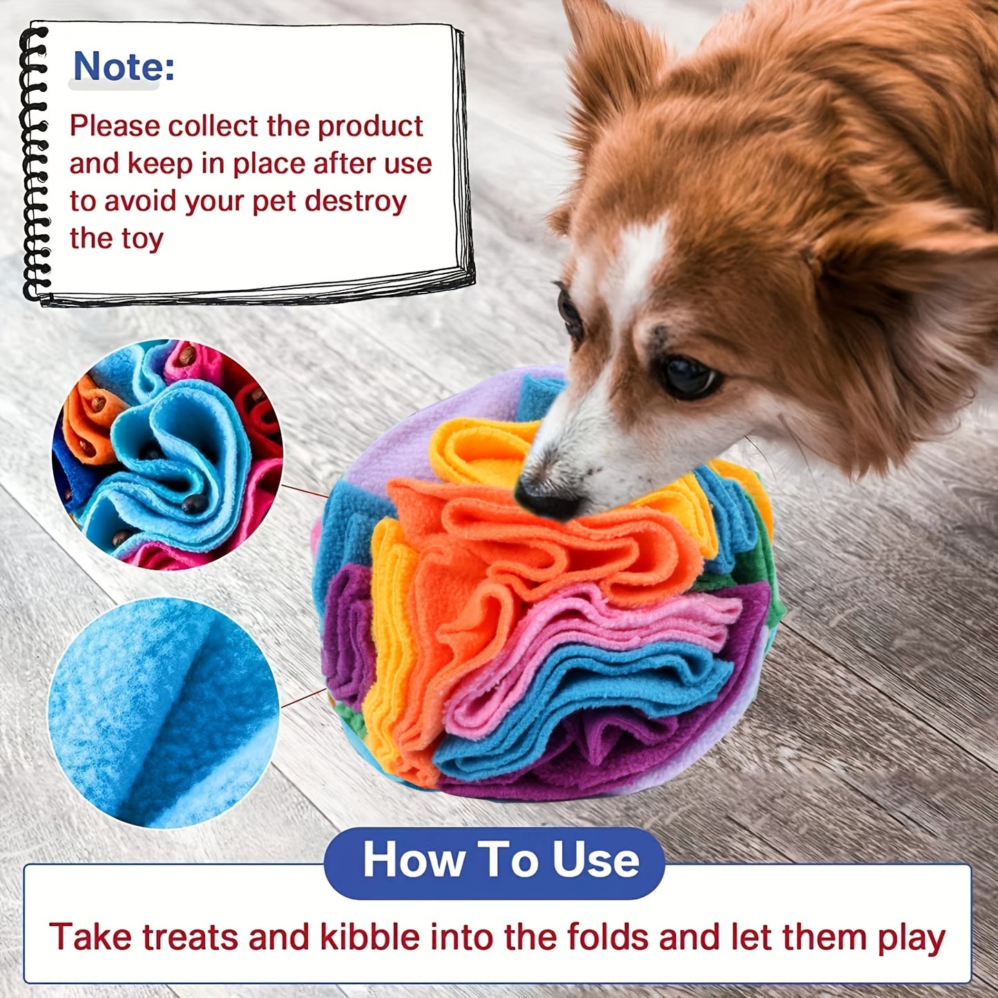 Interactive Snuffle Ball for Dogs