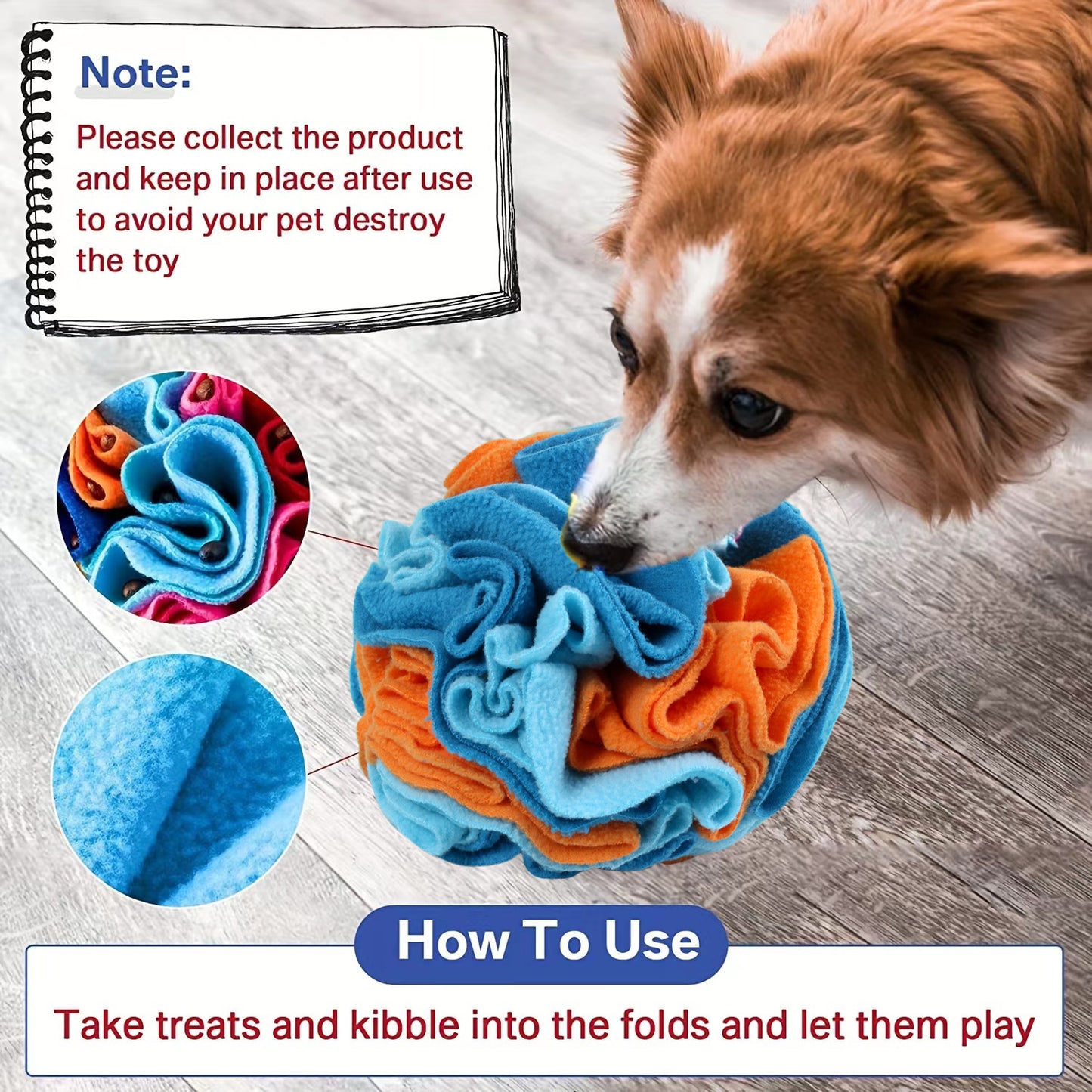 Interactive Snuffle Ball for Dogs