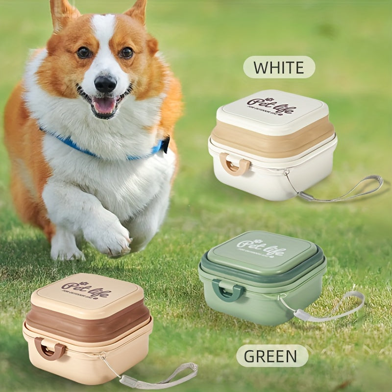 Dog Food Bowl For Outdoor Walking Pet