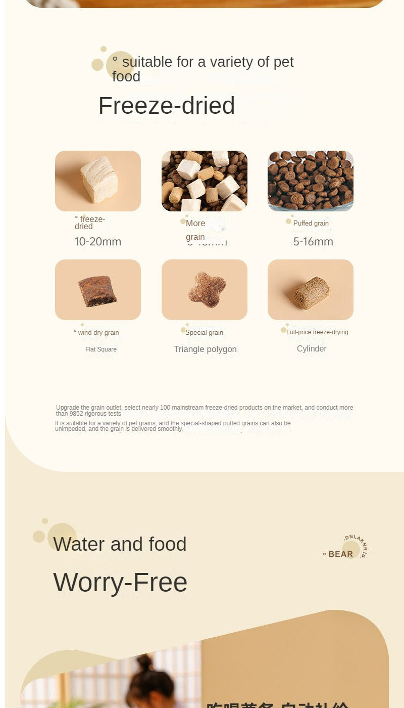 Automatic Pet Water And Food Feeder