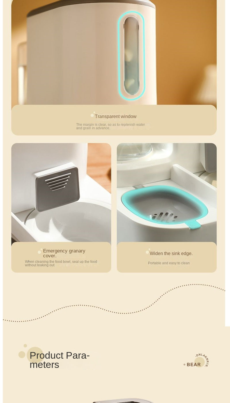 Automatic Pet Water And Food Feeder