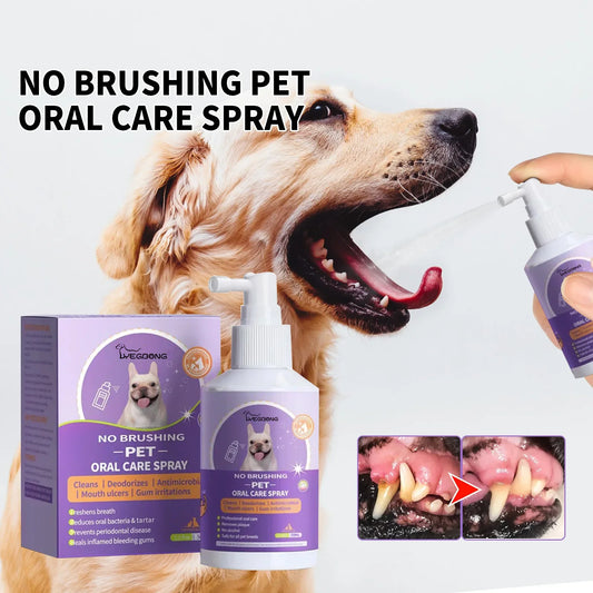 50ml Pet Oral Cleanse Spray For Dogs And Cats