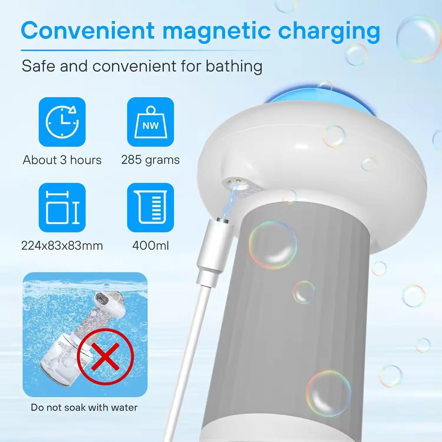 Pet Electric Bubble Machine