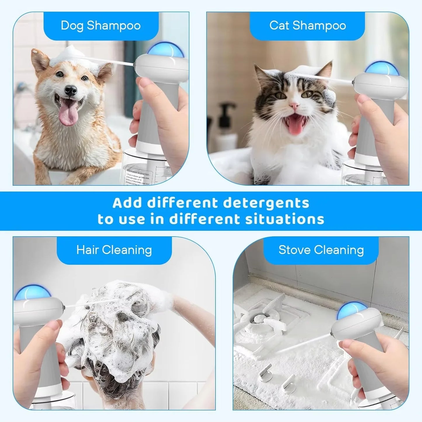 Pet Electric Bubble Machine