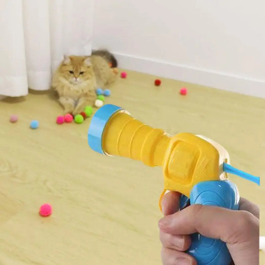 Play & Chase: Interactive Launcher Toy for Happy Cats