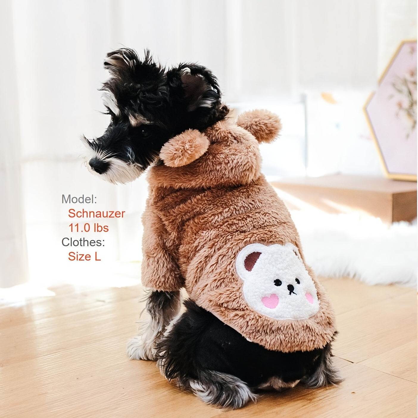 Dog & Cat Warm Teddy Bear Costume
